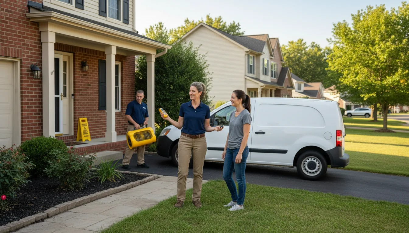Water restoration image for Home Water Damage Repair in Headrick, OK